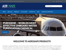 Tablet Screenshot of aerosafe.com